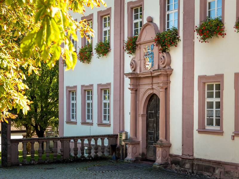 Eingang zum Schloss in Dettingen 
