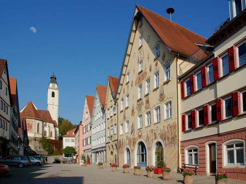 Die malerischen Gebäude der Stadt Horb